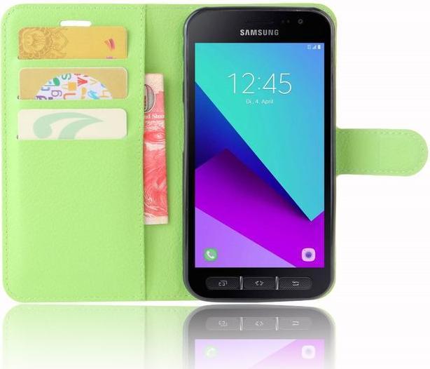 Produktbild MU Classic Leder Case mit Litchitextur (Samsung Galaxy Xcover 4)