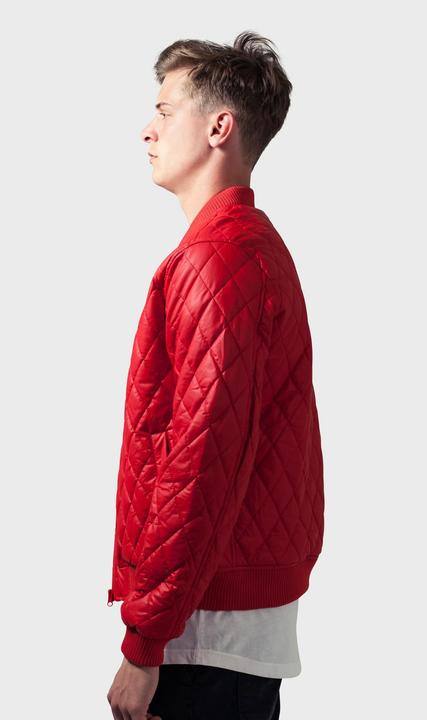 Actual product image Urban Classics Diamond Quilt Leather Imitation Jacket (M)