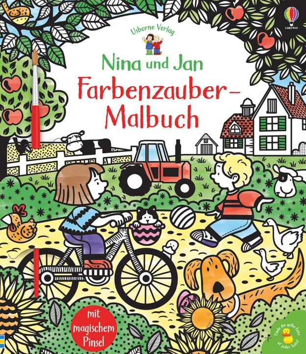 Produktbild Nina und Jan - Farbenzauber-Malbuch