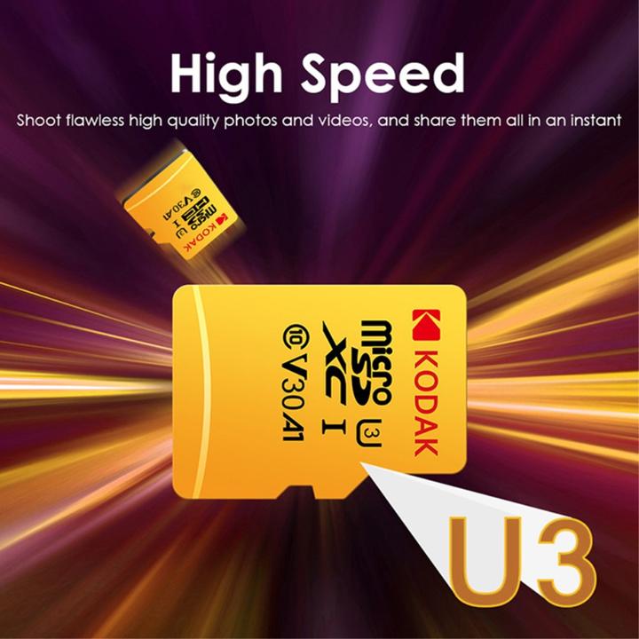 Actual product image Kodak mSD 64GB UHS-I U3/V30/A1 w/a (64 GB, microSDXC, U3, UHS-I)