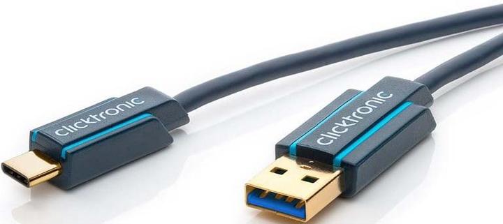 Produktbild clicktronic USB-C Adapterkabel (3 m, USB 3.0)