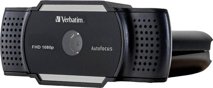Produktbild Verbatim Webcam mit Mikrofon AWC-01 1080p Autofokus (3.60 Mpx)