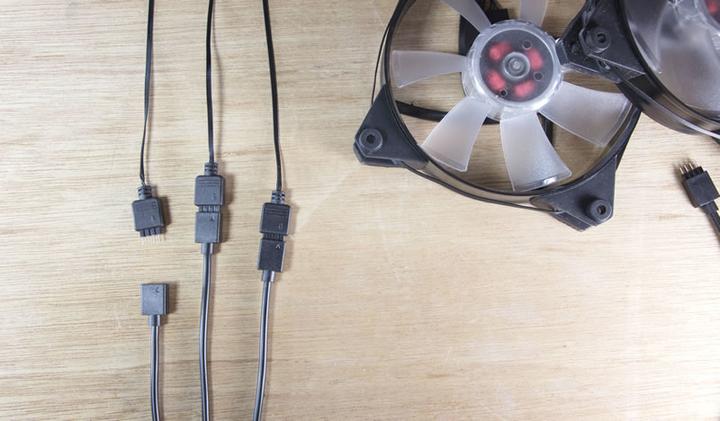 Actual product image Cooler Master RGB splitter cable