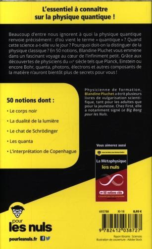 Produktbild La physique quantique pour les nuls en 50 notions clés (Französisch, Pluchet Blandine, 2021)