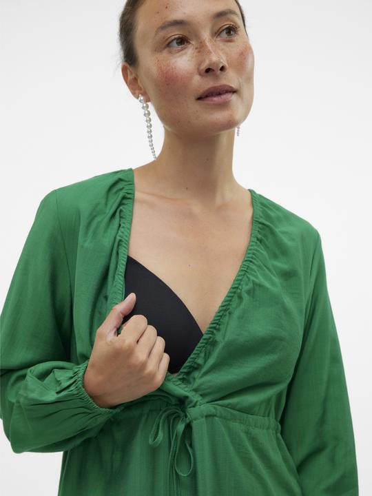 Image du produit Mamalicious Coupe normale Col en V Poignets élastiques Robe courte (L)