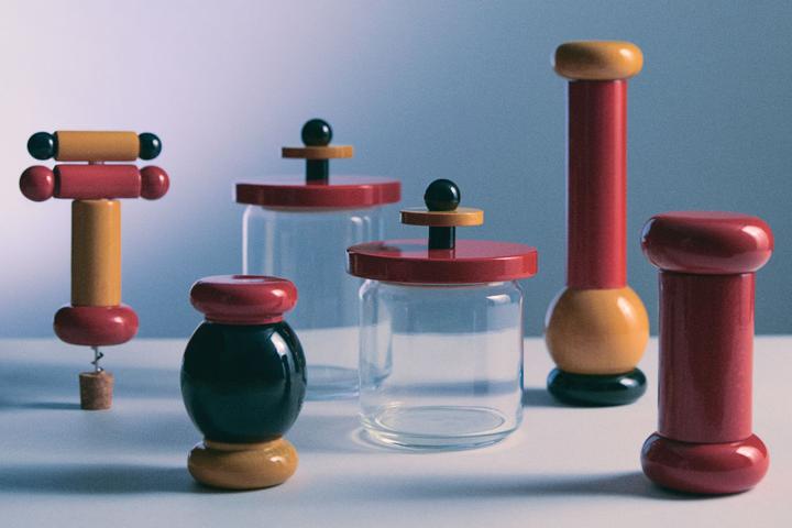 Produktbild Alessi Korkenzieher VALUES COLLECTION gelb/klein gemustert (Korkenzieher)