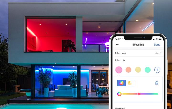 Produktbild Meross LED Streifen (Mehrfarbig, 200 cm, Indoor)