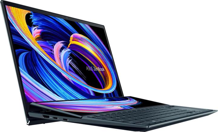 Produktbild ASUS ZenBook Duo 14 UX482EG-HY016R - Core i7 1165G7 / 2.8 GHz - Win 10 Pro - 32 GB RA (14", Intel Core i7-1165G7, 32 GB, 1000 GB, DE)