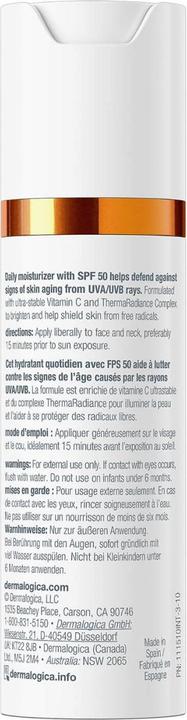 Immagine prodotto Dermalogica BioLumin-C - Heat Aging Protector Spf 50 (Crema solare viso, SPF 50, 50 ml)