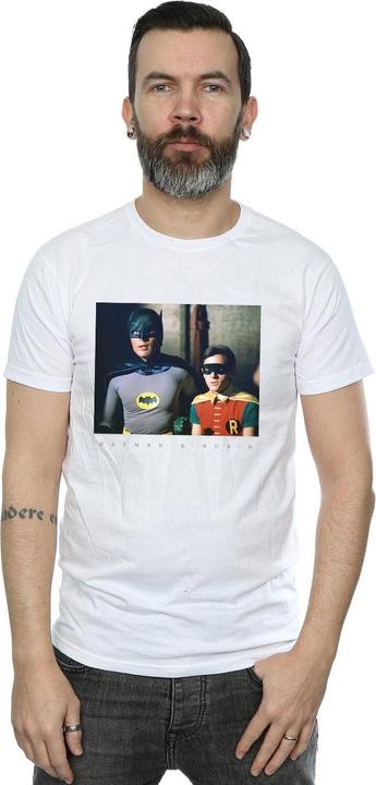 Immagine prodotto Maglietta Batman Serie TV Dynamic Duo Photograph Uomo (5XL)