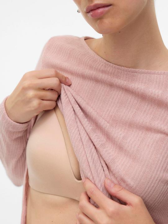 Immagine prodotto Mamalicious Normal geschnitten U-Boot Ausschnitt Schmale Ärmel Top Bluse (S)