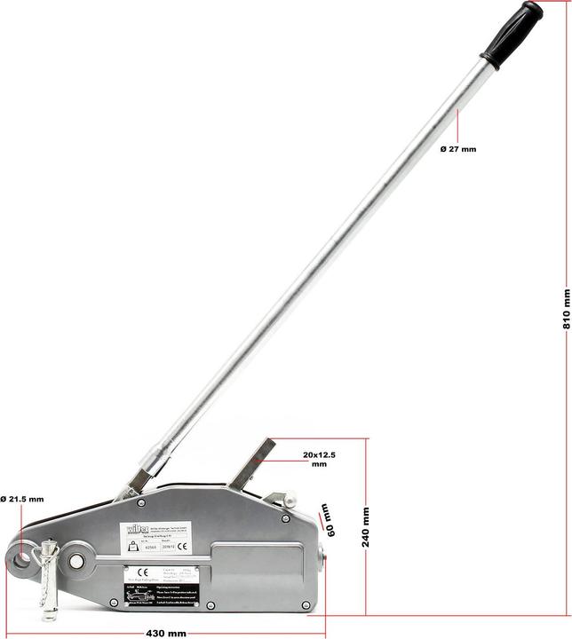 Produktbild Wiltec Seilzug