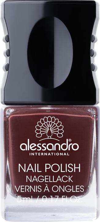 Alessandro Nagellack No 124 (124 Shiny Aubergine, Farblack)