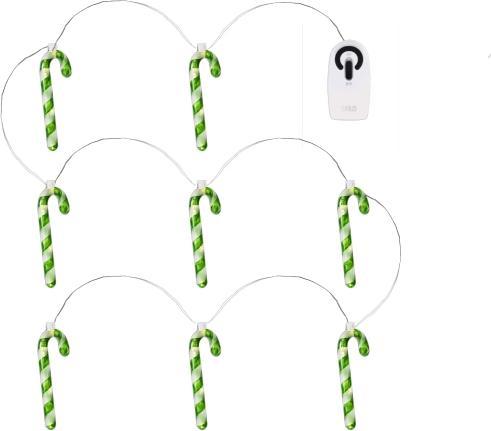 Produktbild Sirius Weihnachtslichterkette Hannah Zuckerstange, 8 × Lampen (1.30 m)