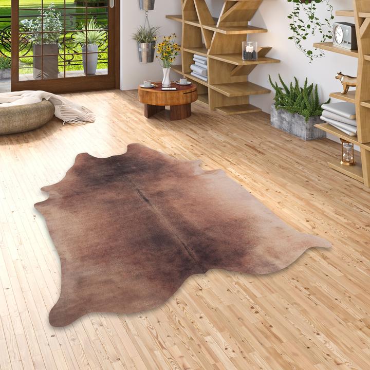 Produktbild Pergamon Kunstfaser Teppich Rinderfell (77 x 100 cm)