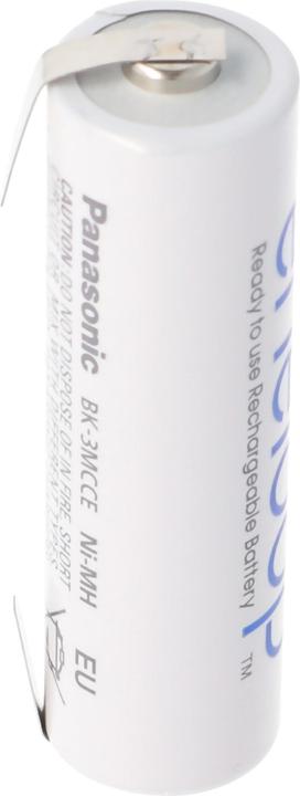 Actual product image Panasonic Akku Eneloop BK-3MCC Mignon AA mit Lötfahne in U-Form (1 pcs., AA, 2000 mAh)