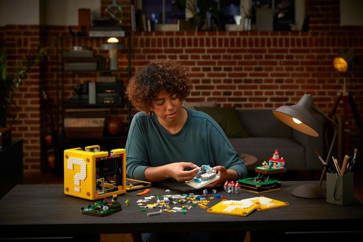 Produktbild LEGO Fragezeichen-Block aus Super Mario 64 (71395, LEGO Seltene Sets, LEGO Super Mario)