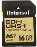 Produktbild Intenso SDHC Card 16GB Class 10 UHS-I Premium (16 GB, SDHC, U1, UHS-I)