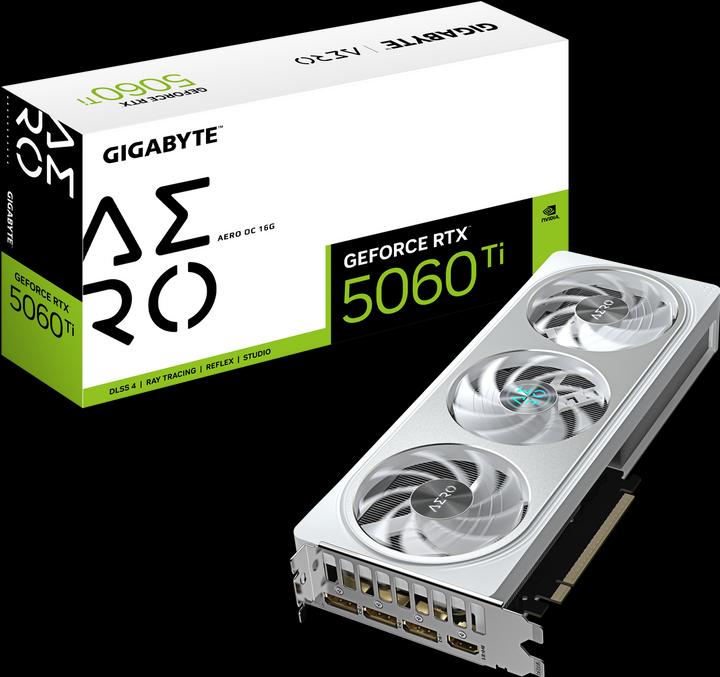 Produktbild Gigabyte GeForce RTX 5060 Ti AERO OC (16 GB)
