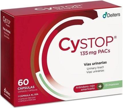 Produktbild Deiters Cystop Red Blueberry Tablets for Cystitis with D-Mannose 60 Capsules (Körperlotion, 60 ml)