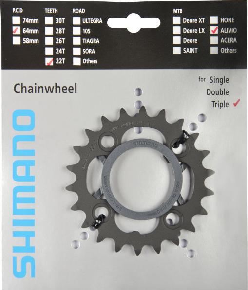 Image du produit Shimano Plateau Alivio FC-M431-8 22Z noir (22)