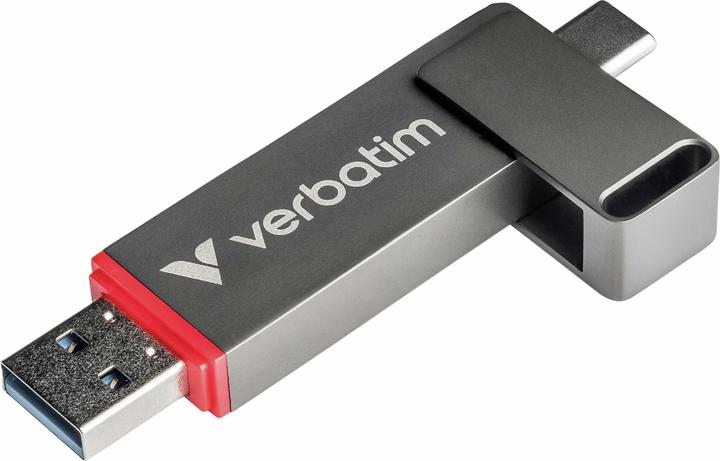 Actual product image Verbatim Dual QuickStick (256 GB, USB-A, USB-C)