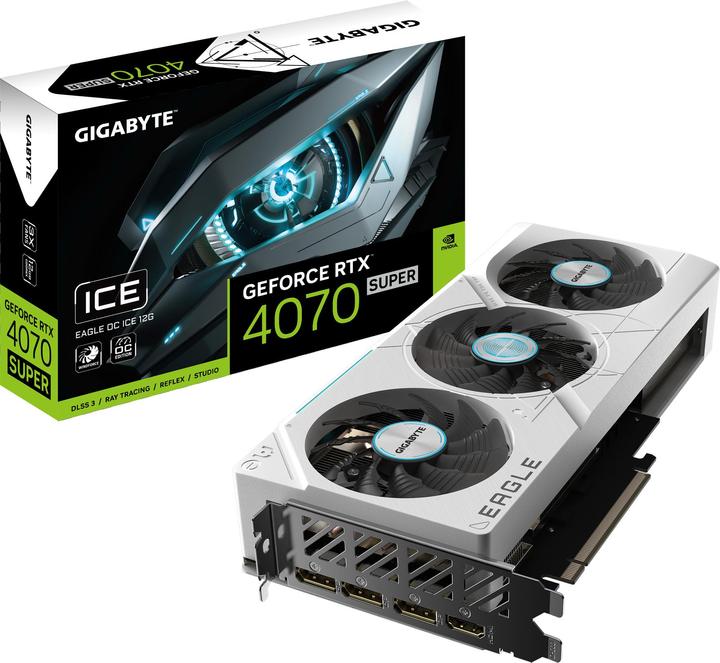 Immagine prodotto Gigabyte GeForce RTX 4070 Super Eagle OC ICE (12 GB)