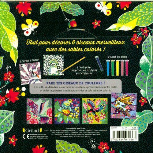 Produktbild Gründ éditions Mes créations sables colorés : oiseaux de paradis (Französisch, Cresci Anne, 2017)