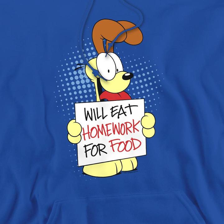 Immagine prodotto Garfield Will Eat Homework Felpa con Cappuccio Uomo (L)