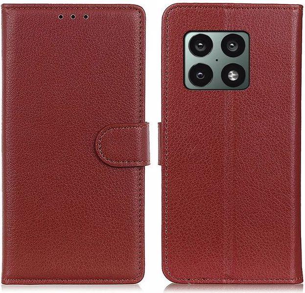 Actual product image MU Classic Litchi Leather Bookcover Series (OnePlus 10 Pro)
