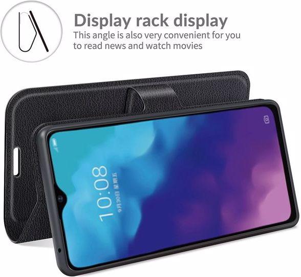 Produktbild MU Classic Litchi Leder Bookcover Series (ZTE Blade V2020 5G, ZTE Blade V30 Vita)