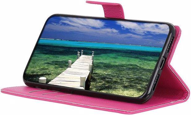 Actual product image MU Classic Litchi Leather Bookcover Series (Oppo A16s, Oppo A54s)