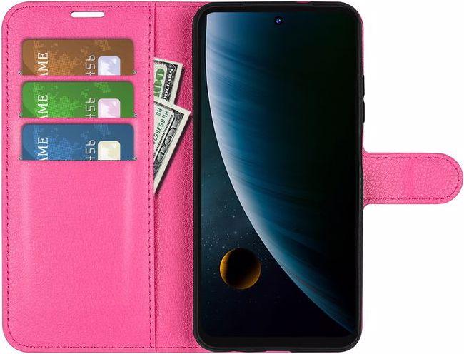 Actual product image MU Classic Litchi Leather Bookcover Series (ZTE Blade V30)