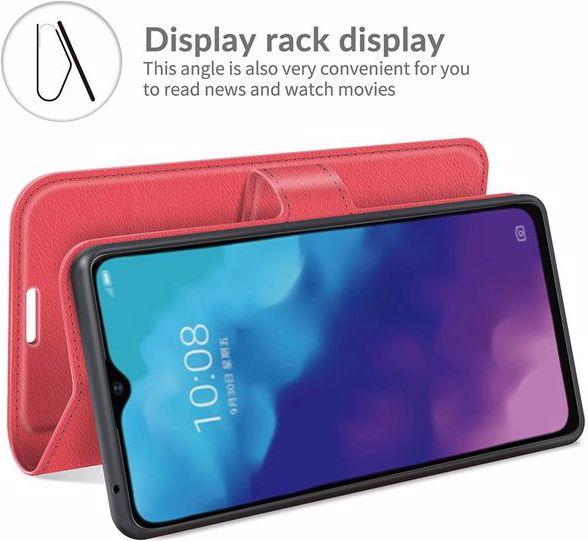 Produktbild MU Classic Litchi Leder Bookcover Series (ZTE Blade V2020 5G, ZTE Blade V30 Vita)