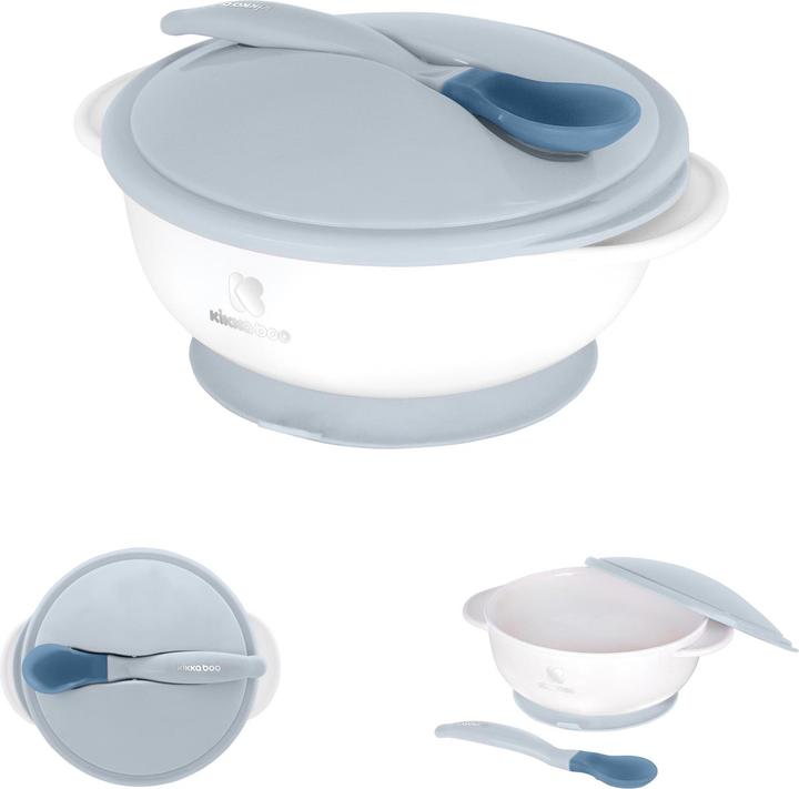 Actual product image Kikkaboo Baby food bowl 250 ml spoon