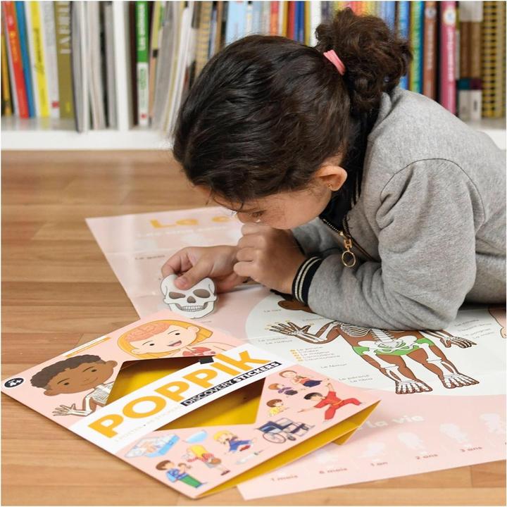 Produktbild Poppik Sticker Lernposter Menschlicher Körper