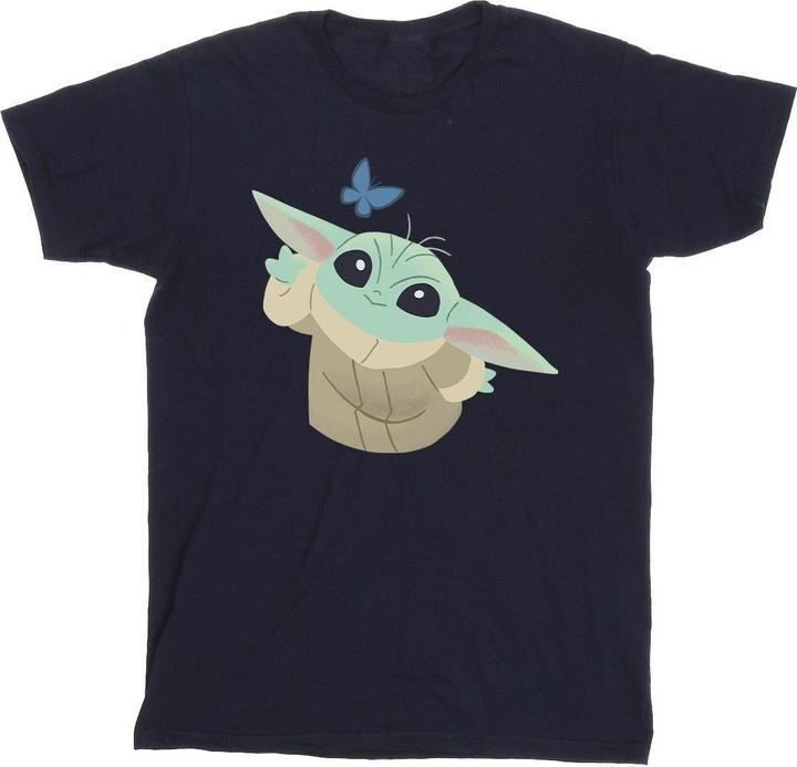 Star Wars The Mandalorian Butterfly Catching TShirt (L)