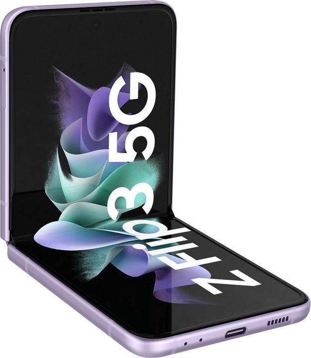 Image du produit Samsung Galaxy Z Flip3 5G UE (128 Go, Lavande, 6.70", SIM + eSIM, 12 Mpx, 5G)