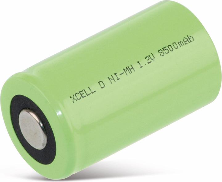 Actual product image XCell NiMH battery, industrial cell, mono, flat rate, 57x33mm, 1.2V/8500mAh (1 pcs., 8500 mAh)