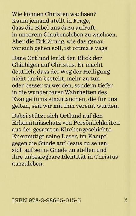 Produktbild Tanja Bittner (Deutsch, Dane Ortlund, 2022)