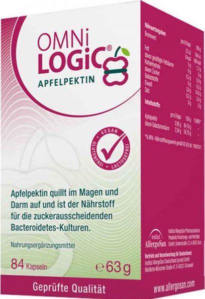 Produktbild Omni Logic Apfelpektin (84 Stück, Kapseln, 104 g)