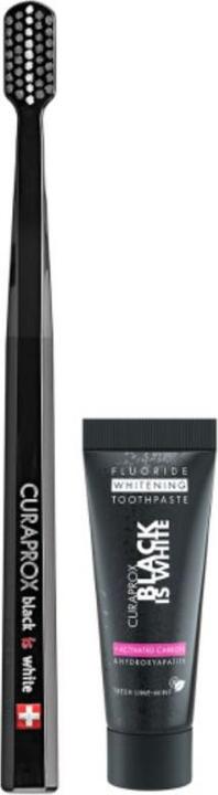Curaprox Black is white travel refill (Weich, 2 x)