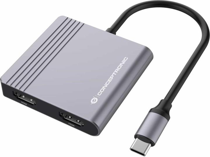 Conceptronic 4-in-1 USB 3.2 Gen 1 dockingstation (USB-C, 4 Havens)
