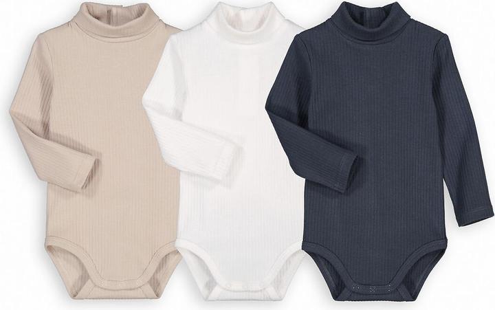 La Redoute Collections 3er-Pack Bodys mit Stehkragen (62)