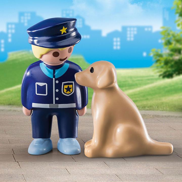 Actual product image Playmobil Policeman with dog (70408, Playmobil 1.2.3)