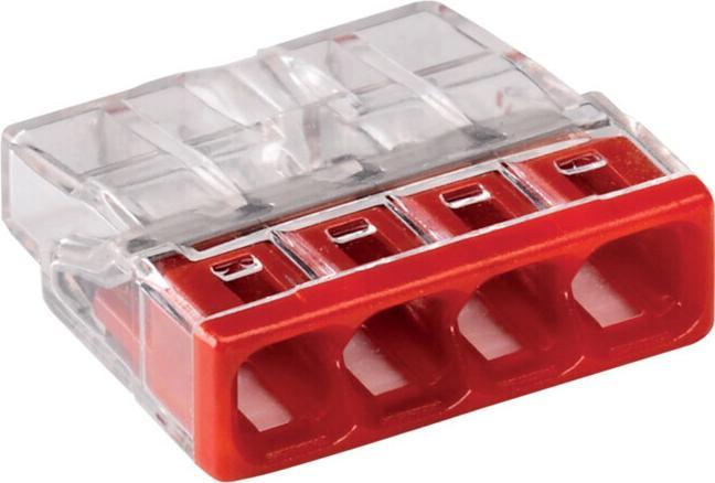 Produktbild Viola Direkt ViD Steckklemmen 4 x 0,5 - 2,5 mm² rot