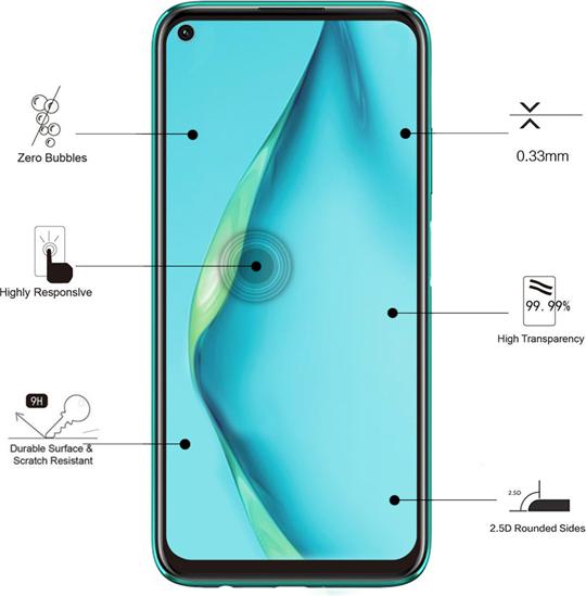 Actual product image Eiger Mountain Glass Clear Edge (1 Piece, Huawei P40 Lite)