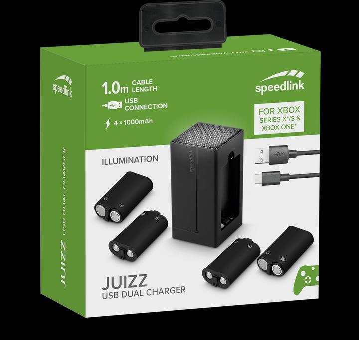 Produktbild Speedlink JUIZZ - USB Dual Charger für Xbox Series X/S (Xbox Series X, Xbox Series S, Xbox One S)