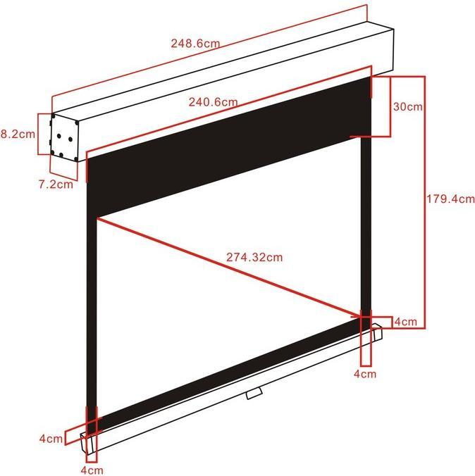 Image du produit Multibrackets Manuel (108", 16:10)