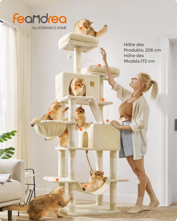Image du produit Feandrea Cat Spa (206 cm, Beige)